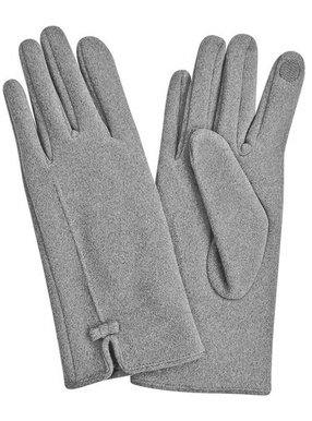 リボン付きスマホ対応グローブ