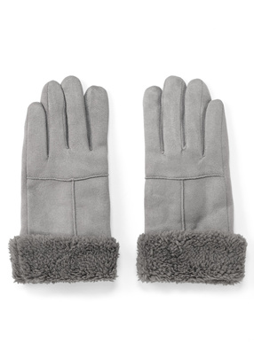 スマホ対応ムートン風グローブ