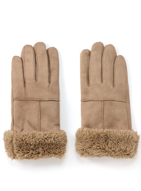 スマホ対応ムートン風グローブ