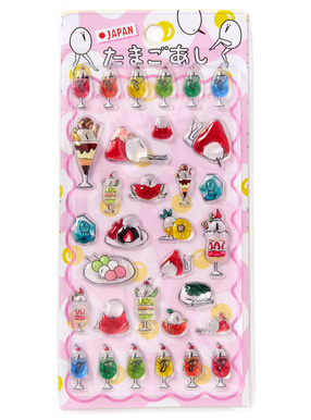 たまごあしのぷっくりシール スイーツ