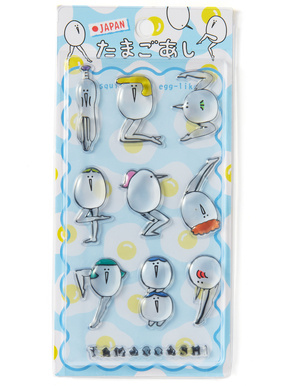 たまごあしのぷっくりシール ナンバー