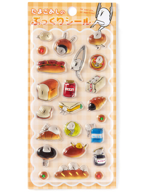 たまごあしのぷっくりシール ベーカリー