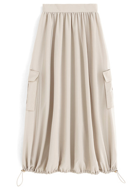 チュールカーゴスカート