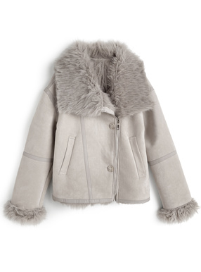 ファースエードジャケット