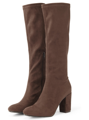 スエードロングブーツ