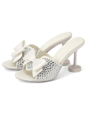 ビッグリボンストーンミュール