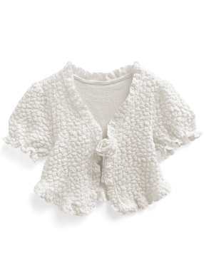 ローズモチーフジャガードボレロ