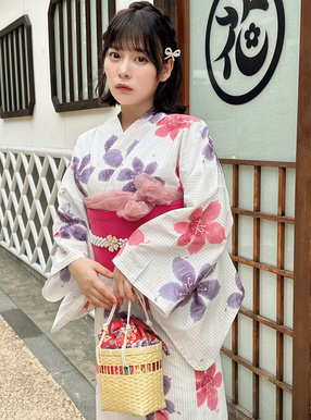 金魚×桜浴衣セット