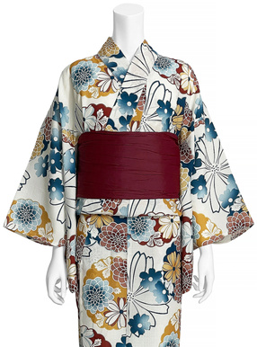 菊手毬浴衣セット