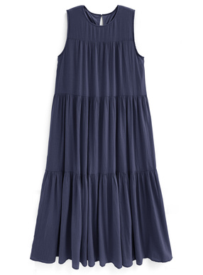 ティアードノースリーブワンピース