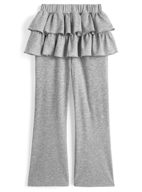 ティアードペプラムスウェットパンツ