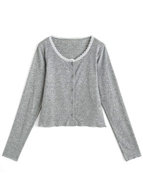 レースデザインメロウカーディガン