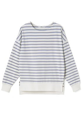 オーバーサイズボーダートップス