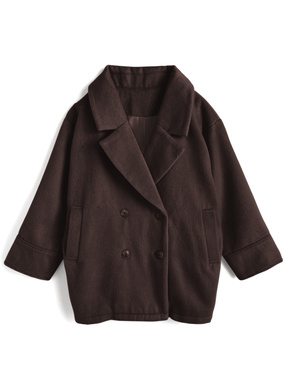 シャギーコクーンコート