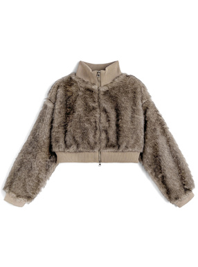 エコファーダブルジップブルゾン