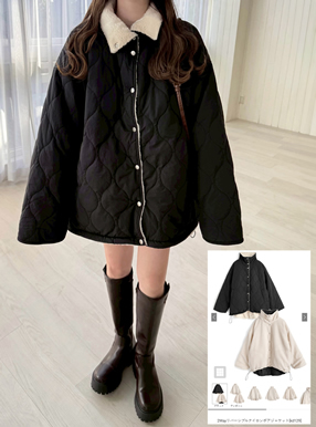 2Wayリバーシブルナイロンボアジャケット