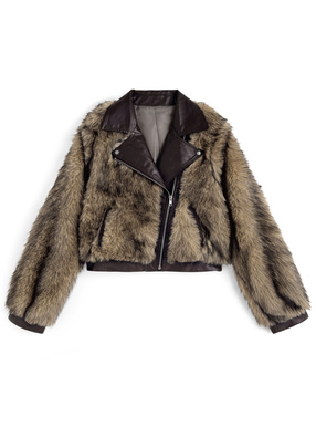 ファーライダースジャケット