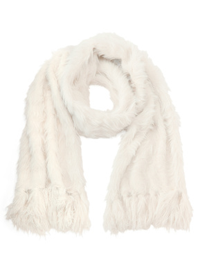 シャギーニットマフラー