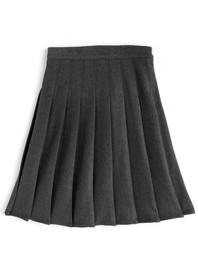 ミドル丈プリーツスカート