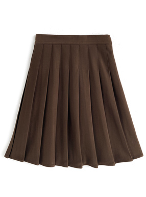 ミドル丈プリーツスカート