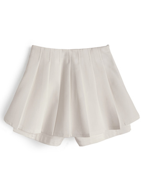 プリーツミニスカートパンツ