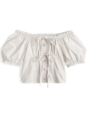 2Wayダブルリボンブラウス