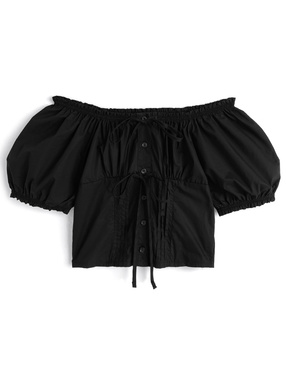 2Wayダブルリボンブラウス