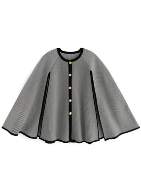 ケープニットカーディガン