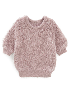 フェザーニットトップス