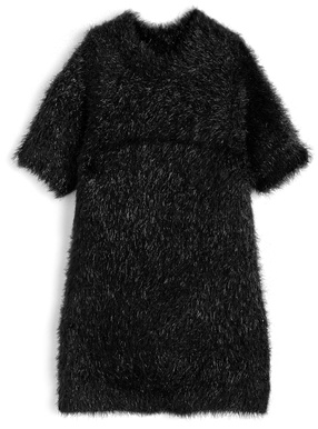 ラメシャギーニットミニワンピース