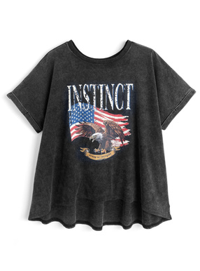 イーグルプリントTシャツ