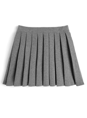 ニットプリーツミニスカート