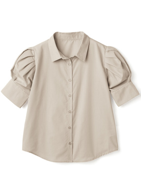 パフスリーブシャツブラウス