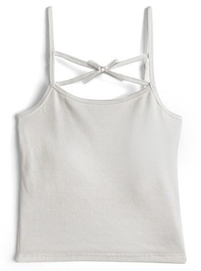 カップ付きクロスリボンキャミソール