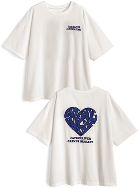 ハートロゴTシャツ