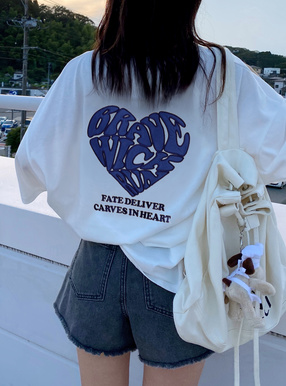 ハートロゴTシャツ