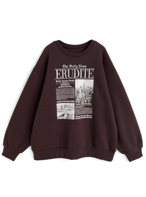 フォトプリントスウェットトップス