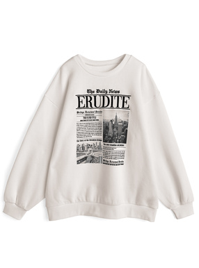 フォトプリントスウェットトップス