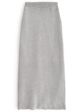 ラメニットタイトスカート