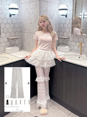 フリルレースパンツ