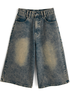 ハーフデニムパンツ