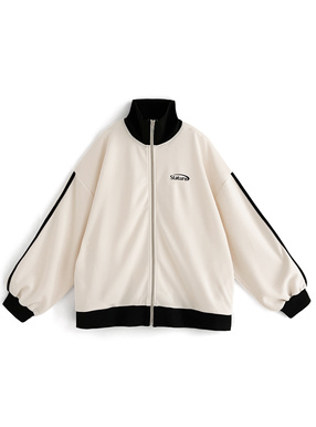 配色サイドラインジャージジャケット