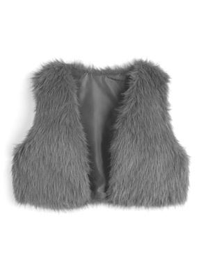 シャギーファーベスト