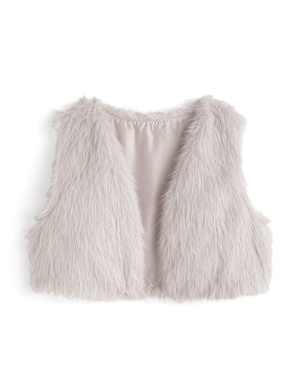 シャギーファーベスト