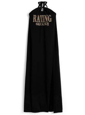 カップ付きホルターネックワンピース