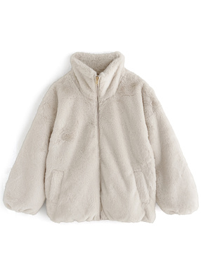 ファースタンドカラーコート