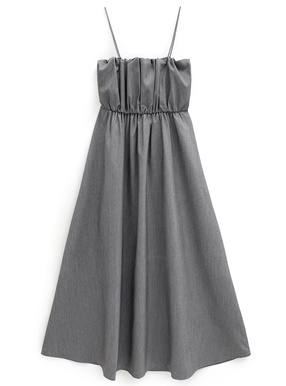 ギャザーフレアキャミワンピース