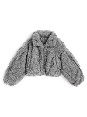 襟2Wayダブルジップファーブルゾン