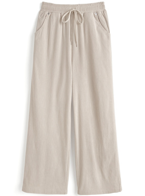 コーデュロイワイドパンツ