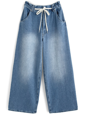 ワイドデニムパンツ